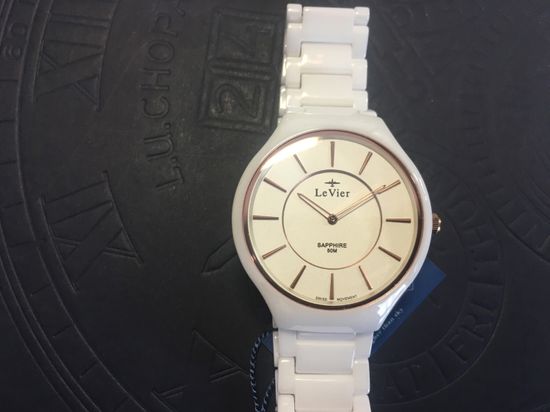 Мужские французские часы  LeVier L 7505 M Wh