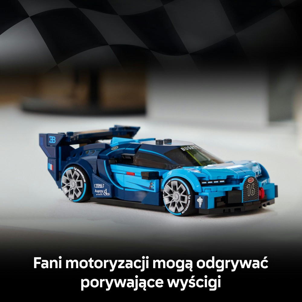 LEGO Speed Champions - Спортивный гиперкар Bugatti Vision GT 77253