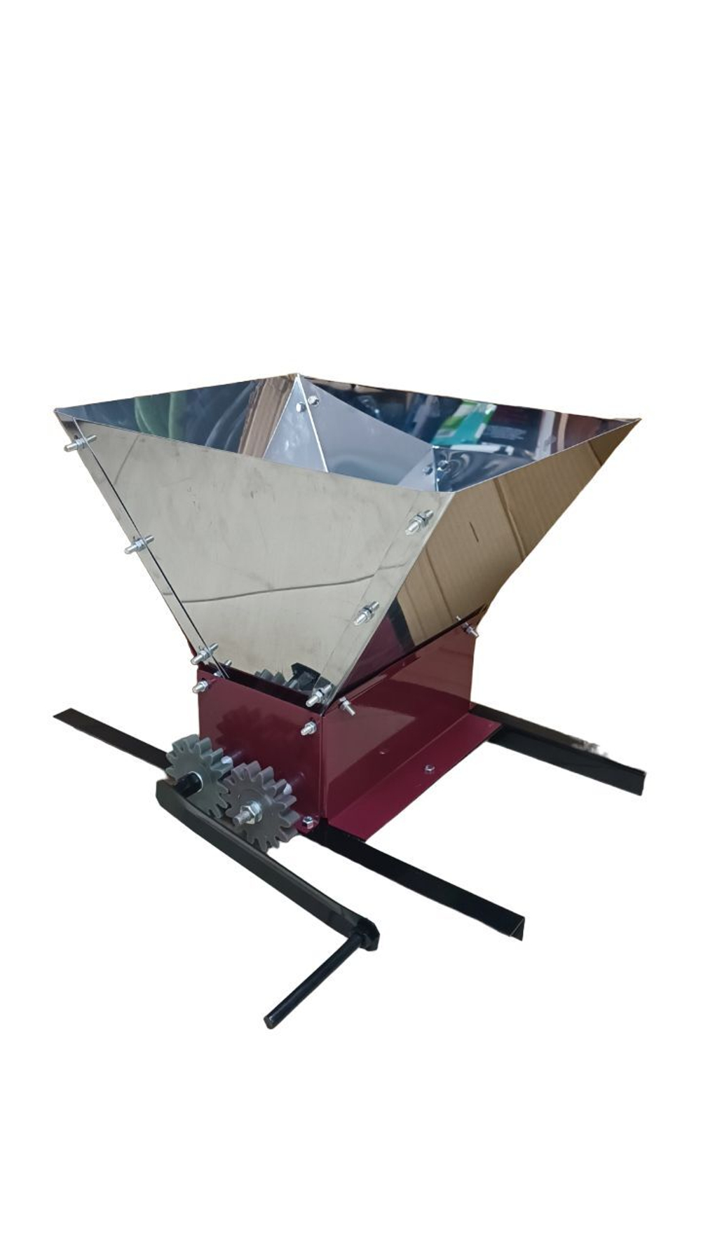 Дробилка механическая для винограда ДВ-5 Русич  НЕРЖАВЕЙКА, 25 л, 300кг/ч