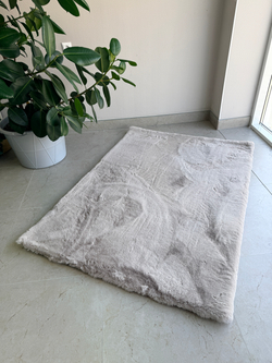 Ковер меховой имитация кроличьего меха