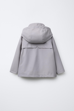 ZARA ЛЕГКИЙ ДОЖДЕВИК WATER REPELLENT, СЕРОВАТЫЙ