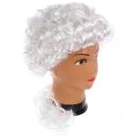 Парик карнавальный «Империя», Белый
