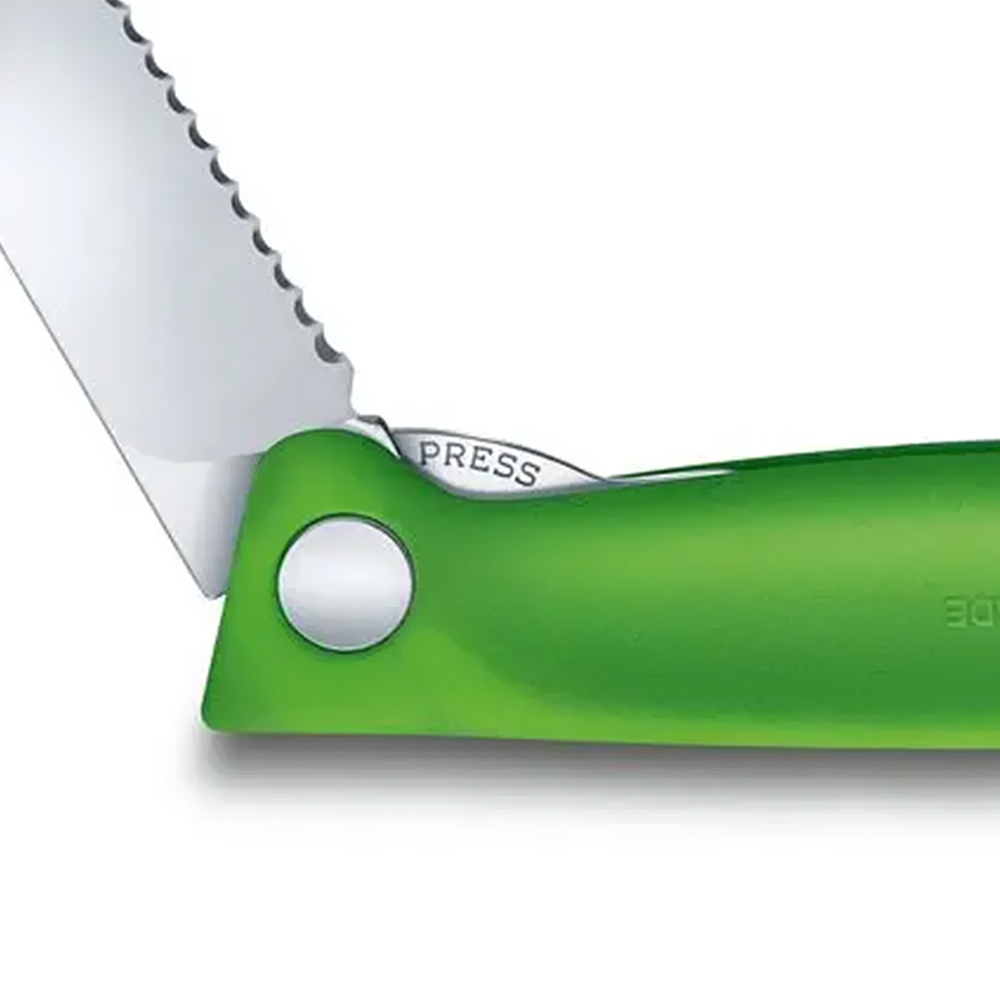 Нож кухонный Victorinox Swiss Classic (6.7836.F4B) стальной для овощей лезв.110мм серрейт. заточка