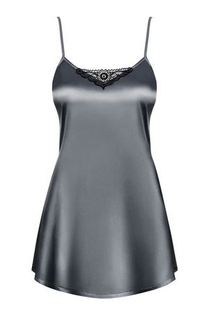 Комплект Satinia Babydoll Grey Obsessive
