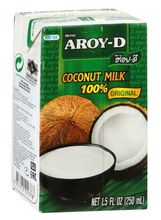 Молоко кокосовое Aroy-D Original 19%, 250 мл