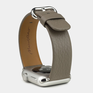 Ремешок для Apple Watch 44/45/46 mm из кожи теленка, цвета мусс