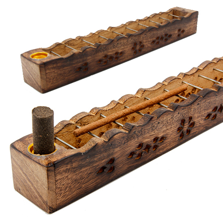 Подставка под благовония Мышеловка, цвет антик, дерево, 29 см 2000000053462