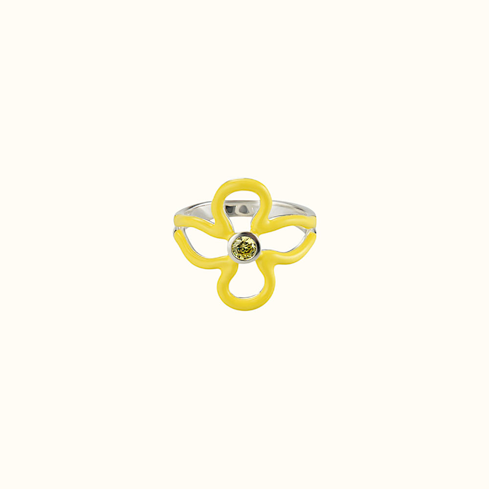 Кольцо Bloom Yellow Full