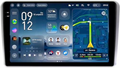 Магнитола для AUDI A3 8P 2003-2012 - Teyes CC4-PRO монитор 9.5" 2K QLED на Android 13, Быстрейшая, Snapdragon 778G, ИИ, CarPlay, DSP, 4G SIM-слот