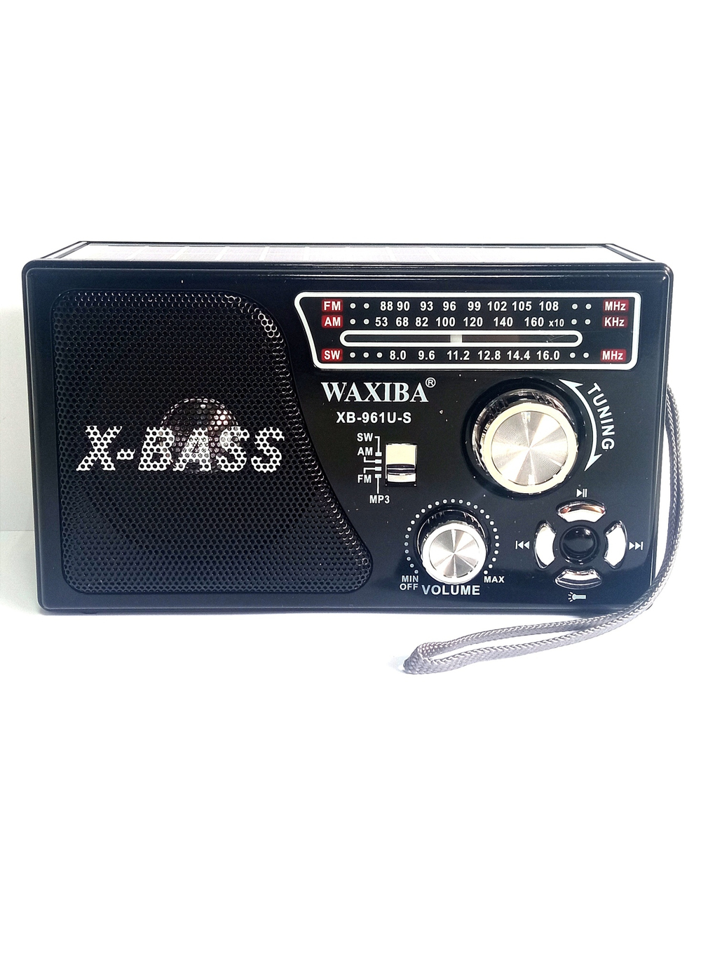 Радиоприемник с MP3 плеером +Solar panel Waxiba XB-961U-S