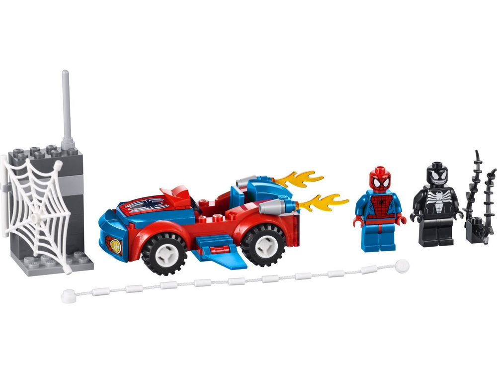 LEGO Juniors: Автомобиль Человека-паука 10665 — Spider-Man: Spider-Car Pursuit — Лего Джуниорс Подростки