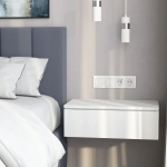 Рамка на 4 поста Favorit (белый, стекло) W0041101