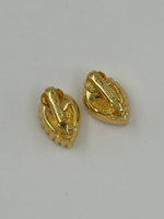 Клипсы с фиолетовыми кристаллами Christian Dior