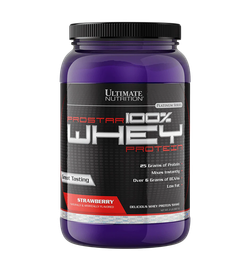 Ultimate Nutrition Prostar 100% Whey Protein 2 lb 908 g, Сывороточный протеин, Концентрат