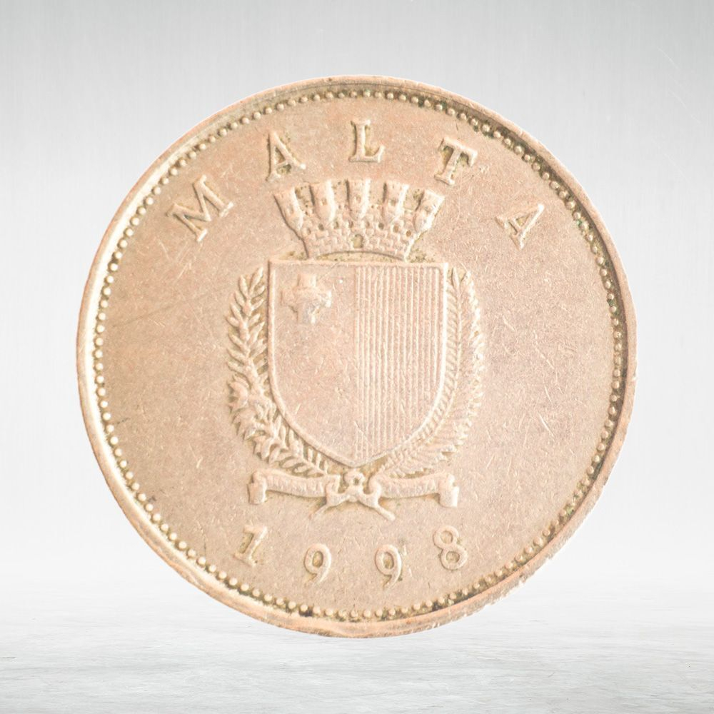 Malta, 25 Cents, 1998, VF