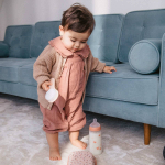 Бутылочка для кормления Suavinex Birdies 360 мл розовая, 6 мес+