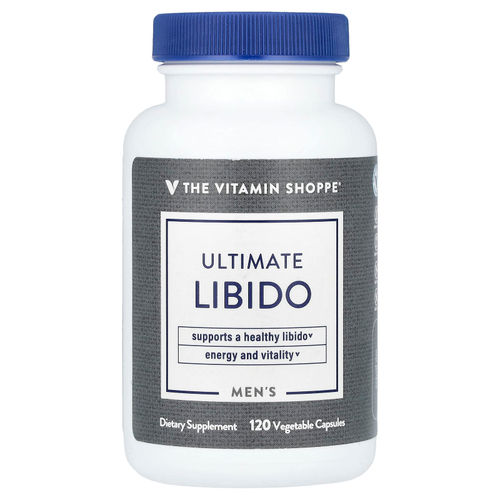 The Vitamin Shoppe, Ultimate Libido, поддержка либидо, для мужчин, 120 растительных капсул