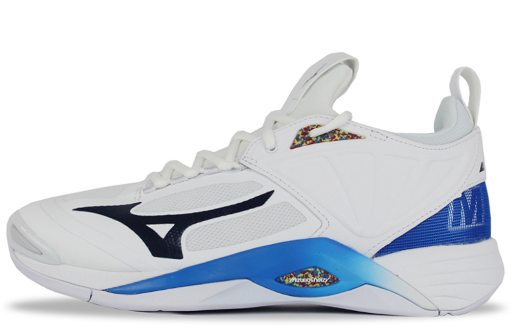 Mizuno Wave Momentum 2 "White Black Blue"