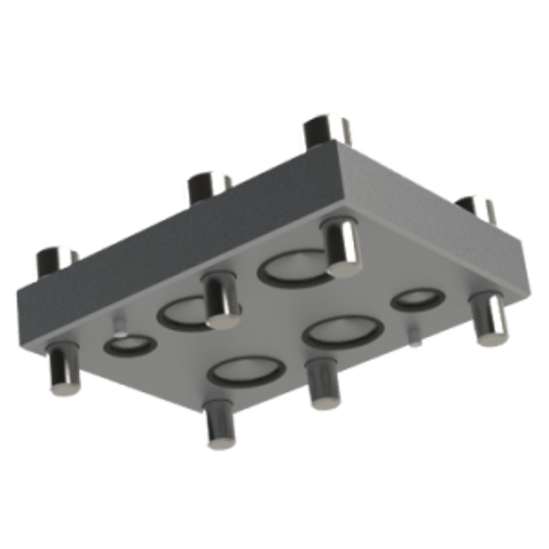 Заглушки, переходники, проставки с отводами