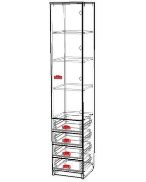 Шкаф КВИНС-5 правый
