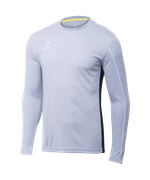 Футболка вратарская CAMP GK Padded LS, серый/черный/белый, детский