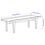 Журнальный столик -  IKEA GUTTANE / ИКЕА, 116x39см