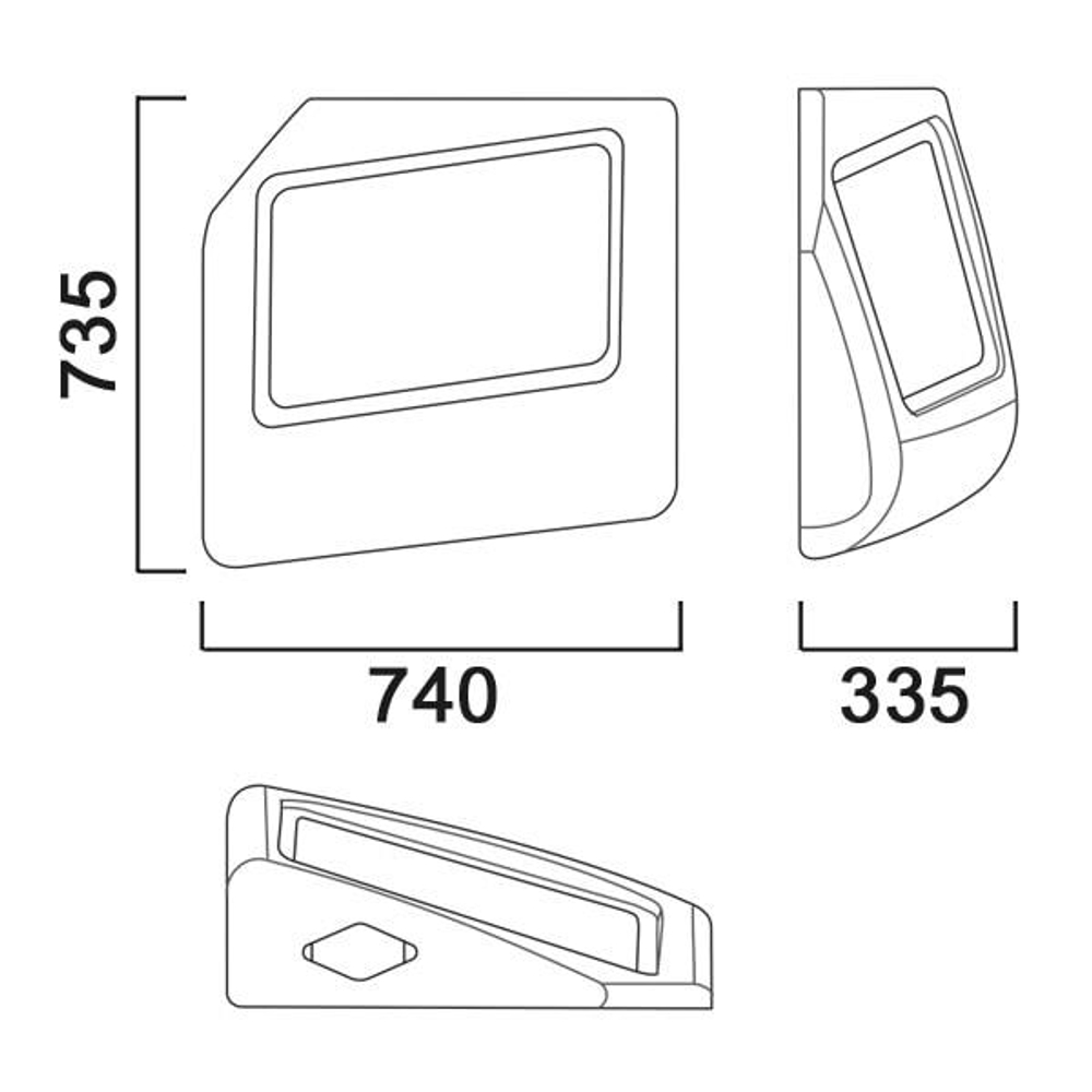 Капот для Z3700 Анион(740x335x735см;желтый) - арт.559566