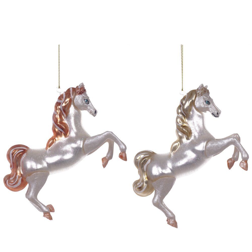 GAEM Украшение новогоднее "Лошадь", L11,5 W3 H9 см, 2в.