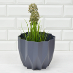 Кашпо Геометрия 3л, антрацит