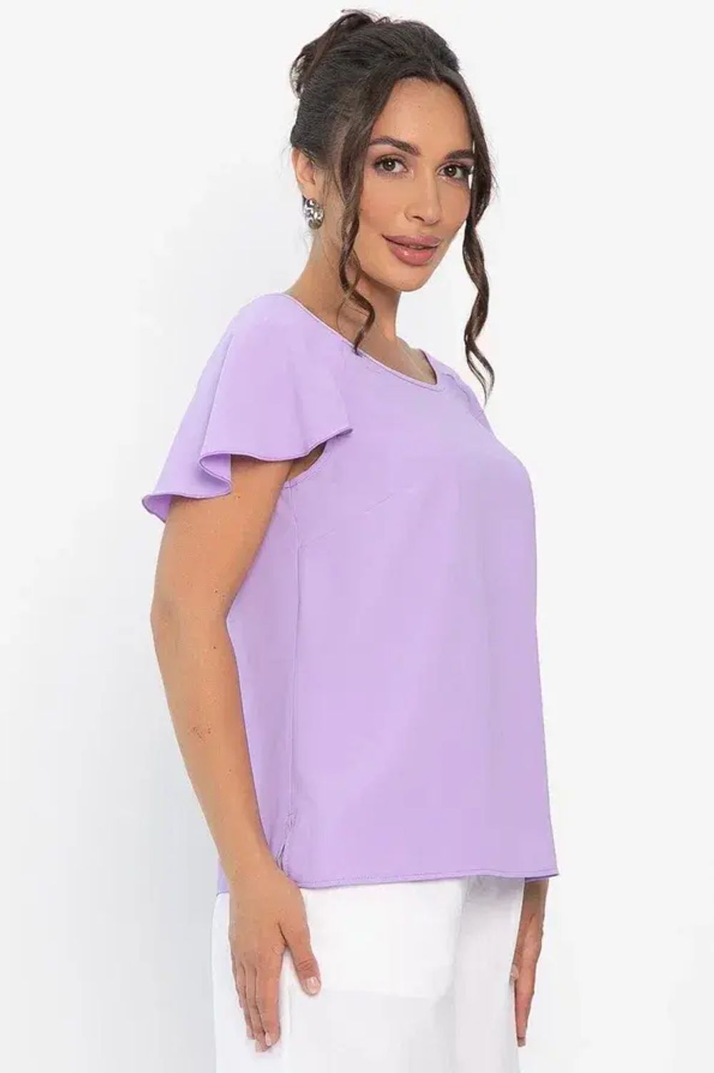 Блуза Летящая волна (сиреневая) Б13970-16М LT Collection