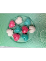 Бомбочки для ванн, сердце 9 штук