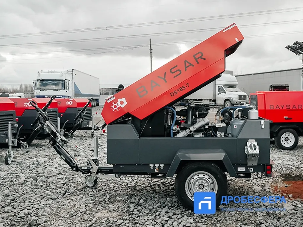 Дизельный винтовой компрессор DS185-7 BAYSAR