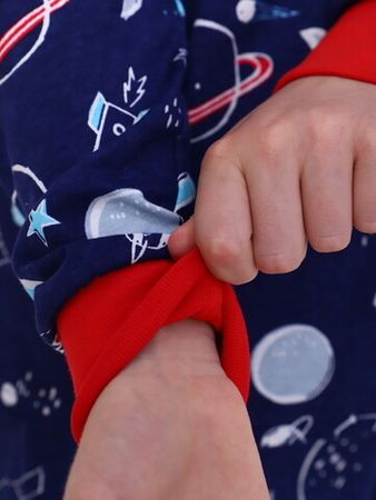 Детская пижама с брюками Вселенная дл. рукав