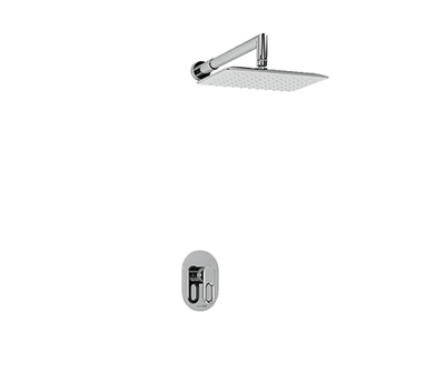 A12831 Встраиваемый комплект для душа с верхней душевой насадкой