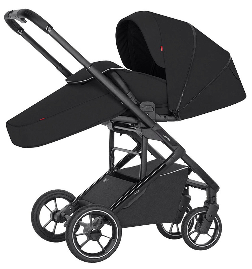 Коляска 2 в 1 Carrello Alfa CRL-6507 2024 Midnight Black