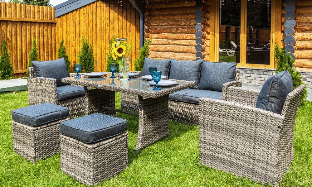 Обеденный комплект ROYAL FAMILY ZOYA серый