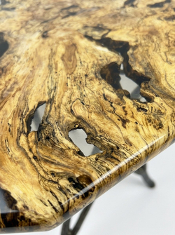 Письменный стол из слэба граба IRONBONE 150