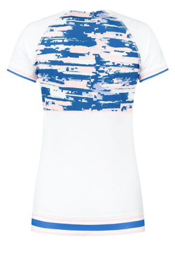 Женская теннисная футболка K-Swiss Tac Hypercourt Round Neck Top - белый