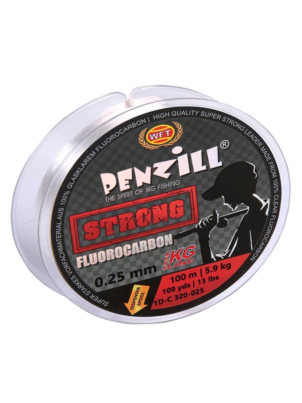 Леска монофильная WFT Penzill FLUOROCARBON Strong 100/035
