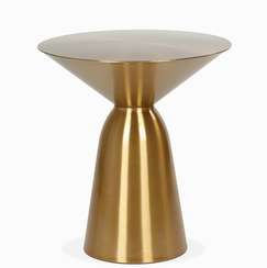 Кофейный стол Ennoxia Ø49х50 см, золотистый металл