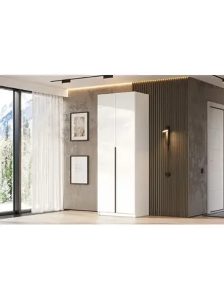 Шкаф для одежды распашной с полками 80х50,6х221,6 см ШК