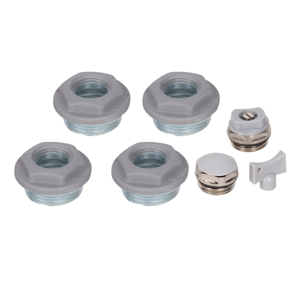 Комплект монтажный Royal Thermo 1”х 1/2quot; серебристый