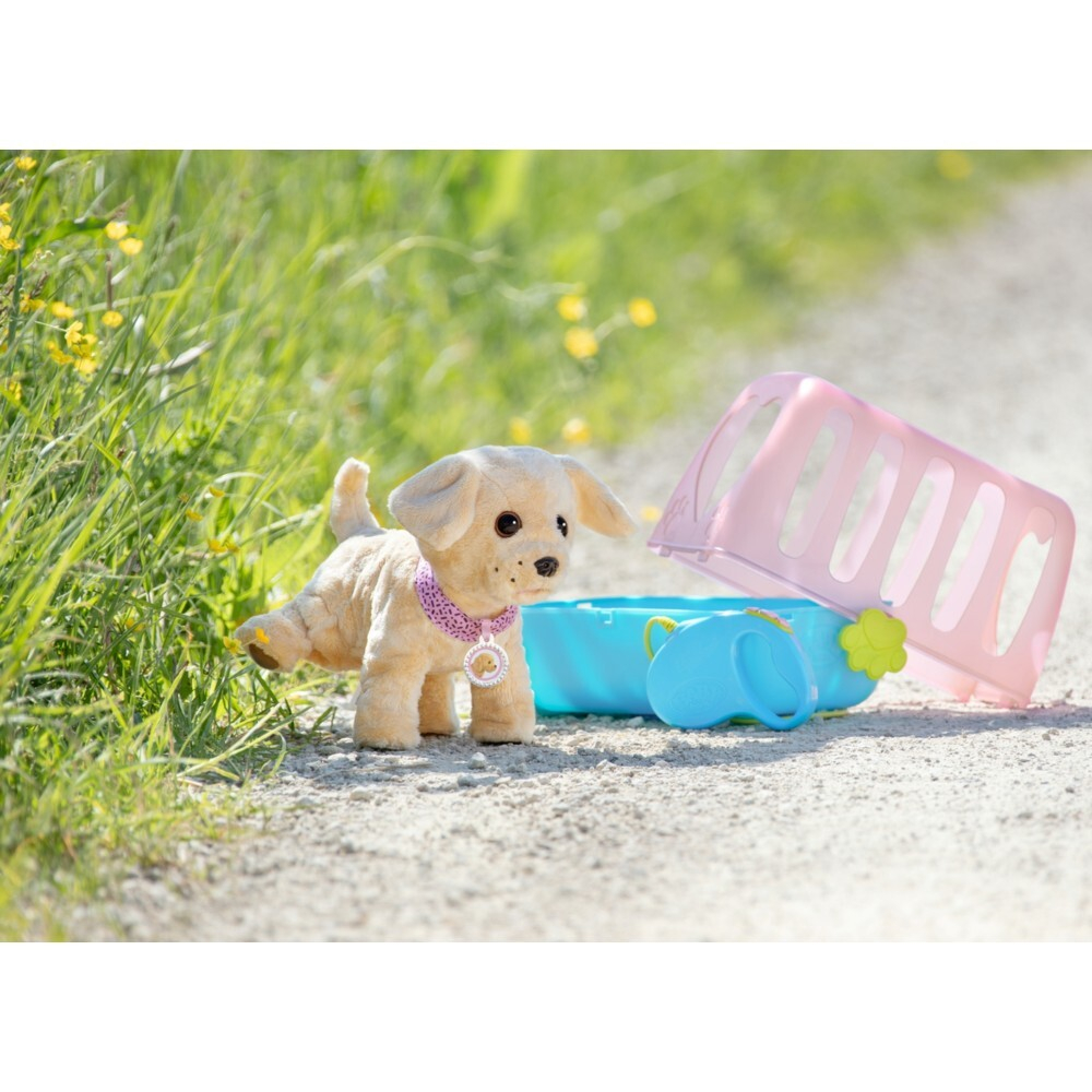 BABY born - Интерактивная собака Lucky в переноске + аксессуары 835869 / артикул   835869  / GTIN 4001167835869
