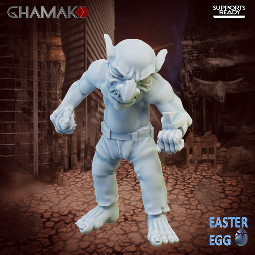 Orks Greenskins Gretchin Грот с детонатором миниатюра для dnd, днд, pathfinder, фентези, Настольная игра, НРИ, Варгейм, РПГ