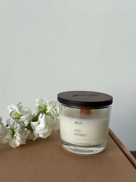 Свеча натуральная ароматическая JIWA 100 мл - Дуб- вермут