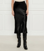 Сатиновая юбка BOSS BLACK - черный(50524006)