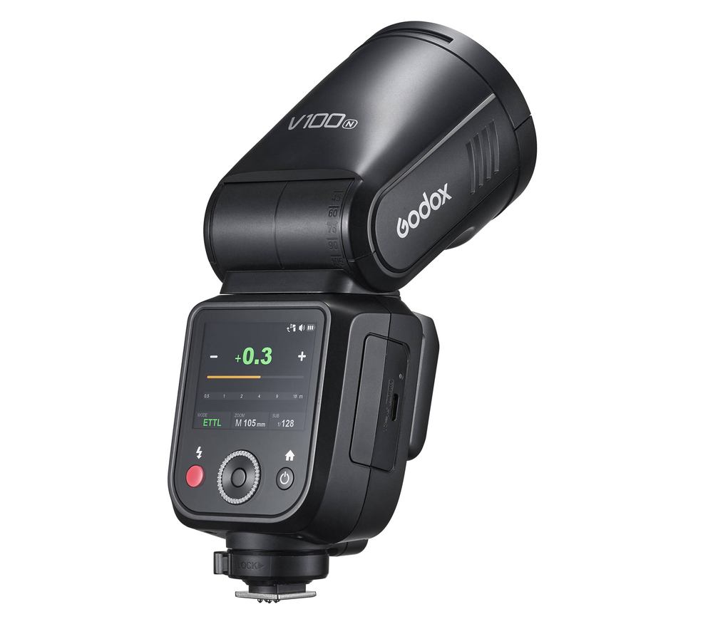 Вспышка Godox V100N TTL, для Nikon
