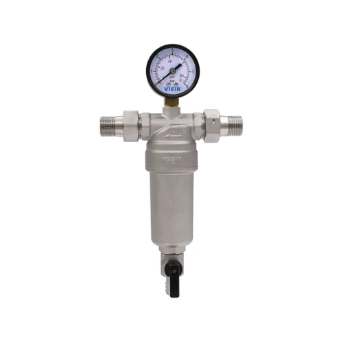 Фильтр с манометром 3/4" для гор.воды VIER JH153