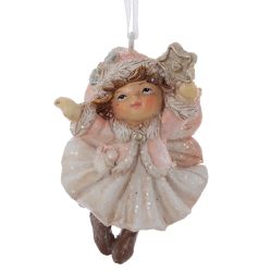 GAEM Изделие декоративное подвесное "Фея", L4 W3 H6,5 см, 3в.