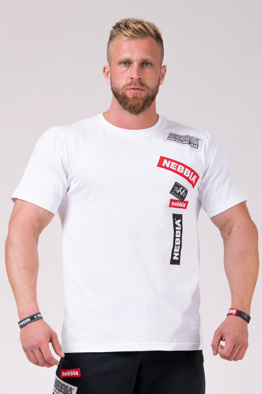 Мужская футболка Nebbia Labels T-shirt 171 white